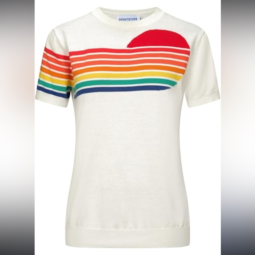 Oxknit Knit Short Sleeved Sweater